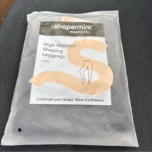 Shapermint Black High-Waisted Shaping Leggings - Essentials Size 2XL